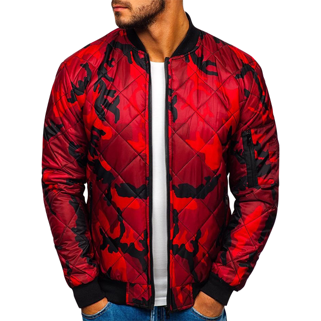 Y&R Men Stylish Camouflage Mid Length Jacket - FASH STOP